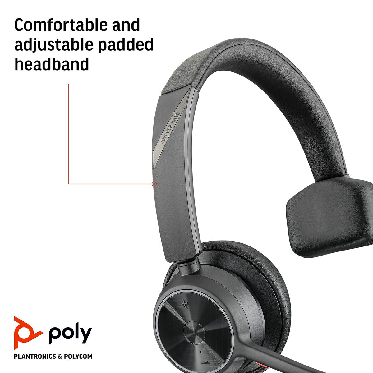 Headphones Poly 77Y94AA Black