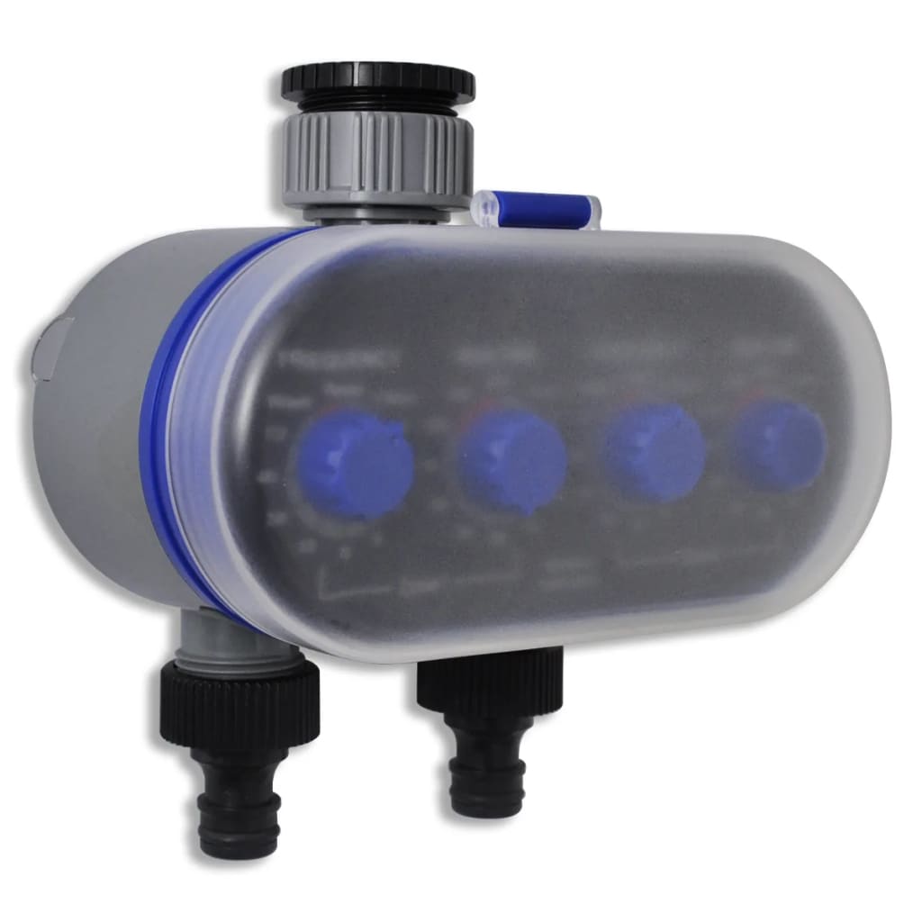NNEVL Garden Electronic Automatic Water Timer Irrigation Timer Double Outlet