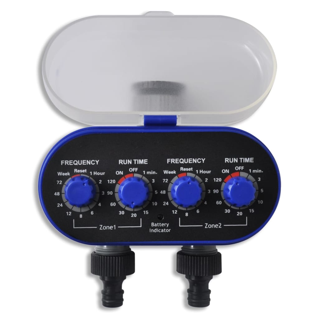 NNEVL Garden Electronic Automatic Water Timer Irrigation Timer Double Outlet