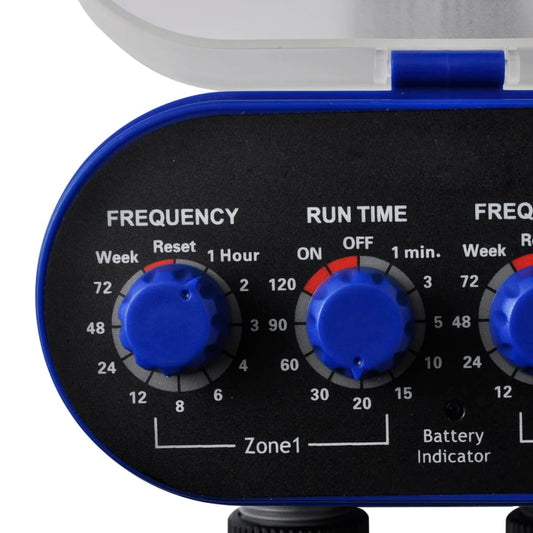 NNEVL Garden Electronic Automatic Water Timer Irrigation Timer Double Outlet