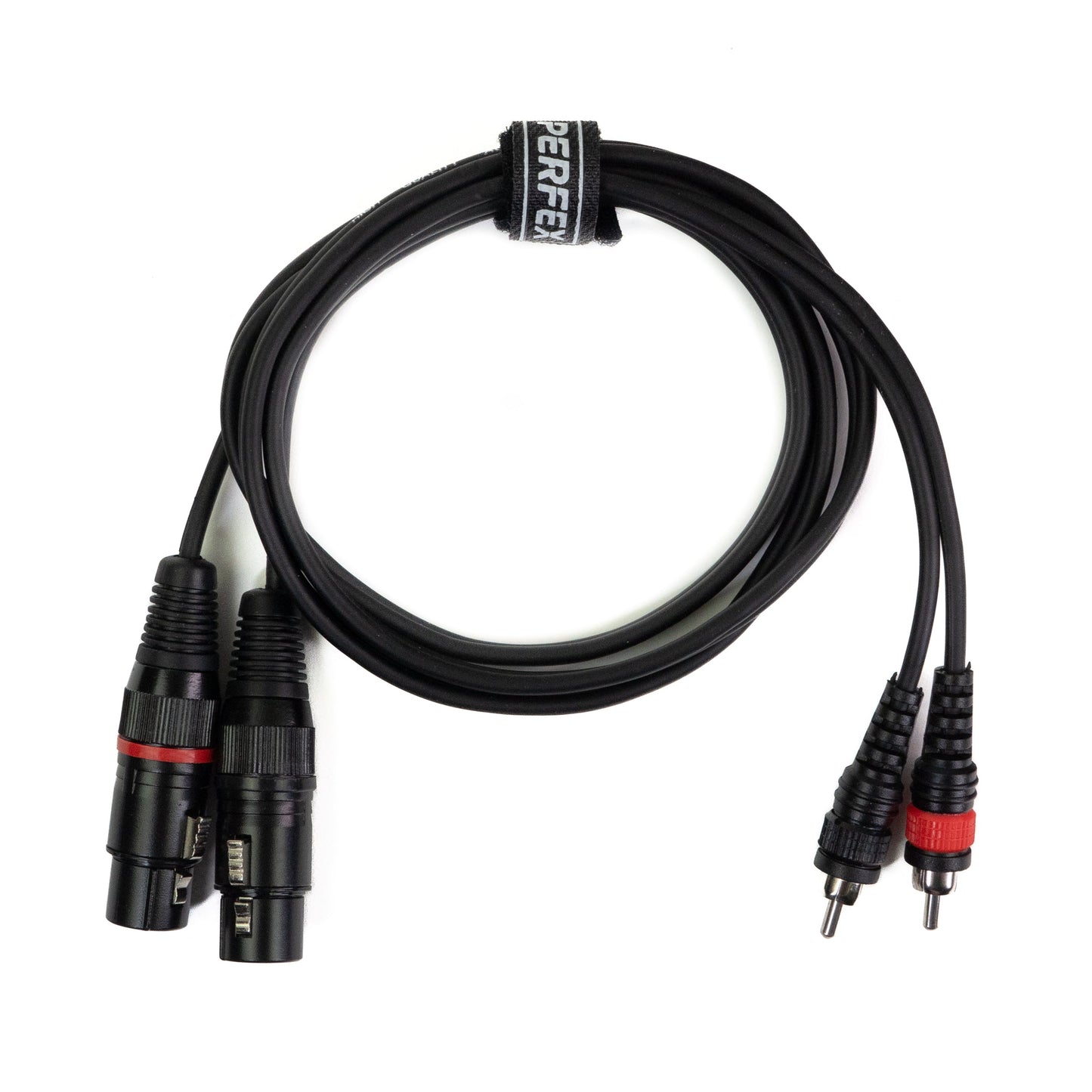 Perfex XLR female to phono RCA cable (1.3m)