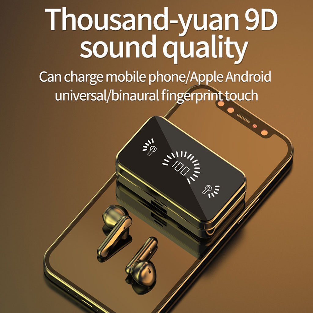 NNEDSZ Wireless Bluetooth 5.0 Earphones Headphones Earbuds Headset-4