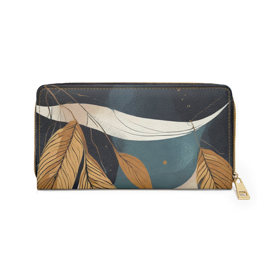 Zipper Wallet Boho Style Print